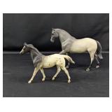 (2) Breyer Traditional Model Horses Grey Mare &