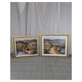 (2) Framed'Vallany' by Tan Chun