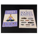 (2) Hardcover Books ï¿½ Yoga & Pocket Knives
