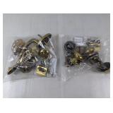 (17) Brass Door Handle Sets with Keys