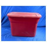 Sterilite 18 Gallon 'Kid Red' Storage Tote w/Lid