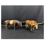 (2) Breyer Traditional Model Bulls Texas L
