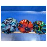 (3) Vintage Mexican Enamel Dishes ï¿½ Abstract
