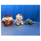 (3) Assorted Plush Toys ï¿½ Buc-eeï¿½s, Puppy & Turtle