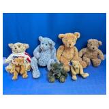 (7) Vintage Teddy Bears - Assorted Brands