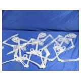 (3)Posable Plastic Skeleton Halloween Decor Lot