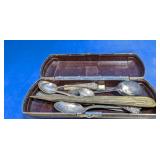 (1) Vintage Silverware Set in Case ï¿½ Assorted