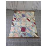 (1) Antique Quilt on Rack