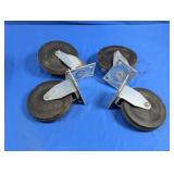 (4) Sets of Dual-Wheel Heavy-Duty Casters
