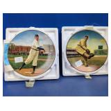 (2) Bradford Exchange Baseball Collector Plates