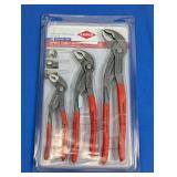 (3) KNIPEX Cobra Water Pump Pliers Set