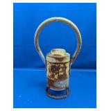 (1) Vintage Industrial Portable Lantern