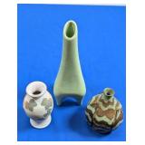 (3) Assorted Ceramic Vase Lot
