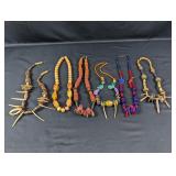 (6) Handmade Tribal & Beaded Necklaces
