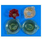(4)Vintage Glass Bowls Lot
