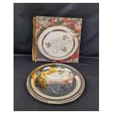 (1) International Silver 'Merry Christmas' Tray