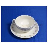 (2)Enesco 'Friend' XL Teacup & Saucer