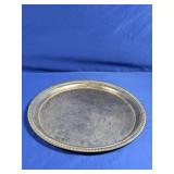 Silver-Plated Rope Edge Tray