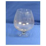 Large Clear Glass Brandy Snifter Bowl