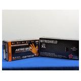 (2) Boxes Nitrile Disposable Gloves (XL)