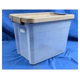 Sterilite 30 Qt Modular Stacker Storage Bin w/Lid