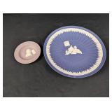 (2) Wedgwood Jasperware Plates ï¿½ Blue & Lilac