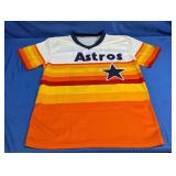 XL Astros Mike Scott Rainbow Tee
