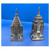 (2) NYC Landmark Building Miniatures