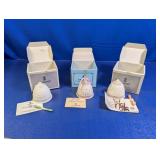 (3) Lladro Christmas Bell Ornaments