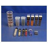 Assorted Beads Lot w/ Storage Containers