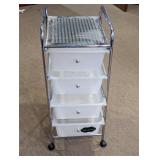 4-Drawer Rolling Storage Cart