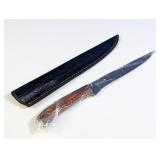 (1) Handmade Fillet Knife w/Sheath