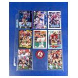 SHEET OF 9 HOF STEVE YOUNG CARDS
