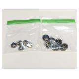 (1) Silver-Tone Decorative Conchos Lot