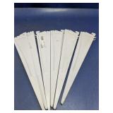 (6) ClosetMaid White 12" Shelf Brackets