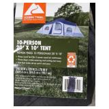 (1) Ozark Trail 10-Person Tent