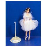 (1) Barbie Swan Lake Ballerina Doll w/ Stand