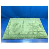 (1) Green Plush Mat