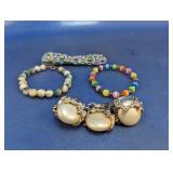 (4) Assorted Fashion Bracelets