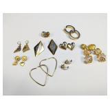 (1) Assorted Gold-tone Earrings Lot