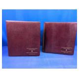 (2) Postal Commemorative Stamp Albums