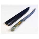 (1) Handmade Fillet Knife w/Sheath