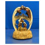 (1) Roman Nativity Scene Music Box