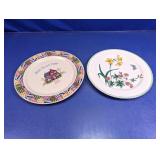 (2) Vintage Decorative Plates