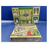 (2) Best in Show & Munchkin Deluxe Game