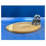 (2) Football Cutting Board & USAF Trophy