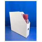 White Magazine File Holder Lot