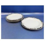 (4) Fairfield Michelle Plates