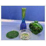 (4) Decorative Glass Collectibles
