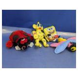 (4) Assorted Small Plush Toys